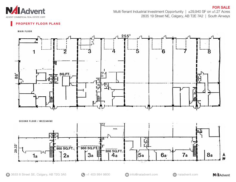 2835 19 St NE, Calgary, AB floorplan