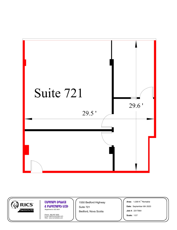 721 - 1550 Bedford Hwy, Bedford, NS floorplan