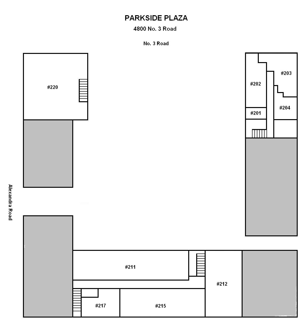 220 - 4800 No. 3 Road, Richmond, BC floorplan