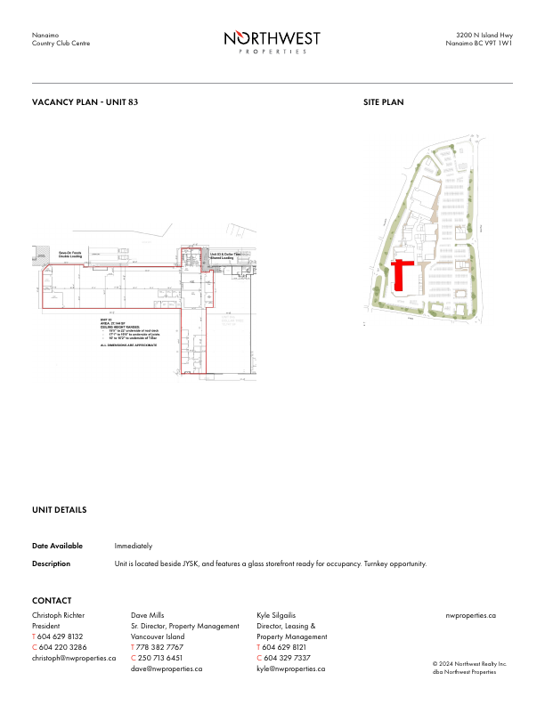 83 - 3200 N Island Hwy, Nanaimo, BC floorplan