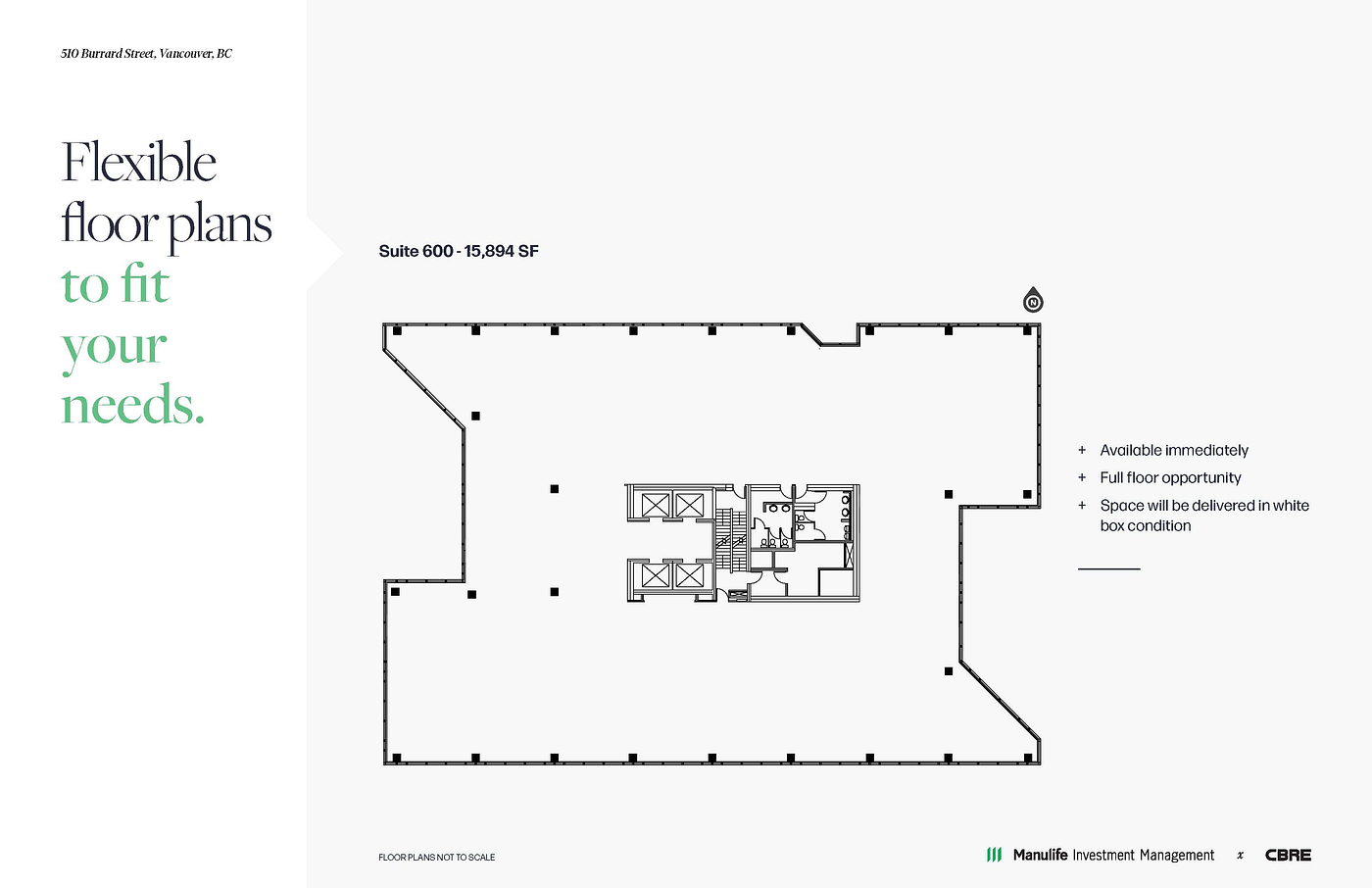 600 - 510 Burrard Street, Vancouver, BC floorplan