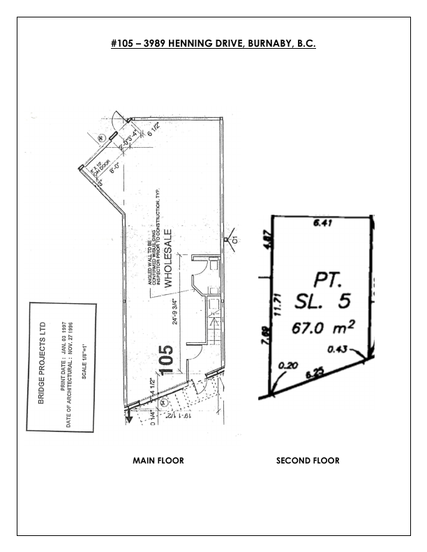 105 - 3989 Henning Drive, Burnaby, BC floorplan