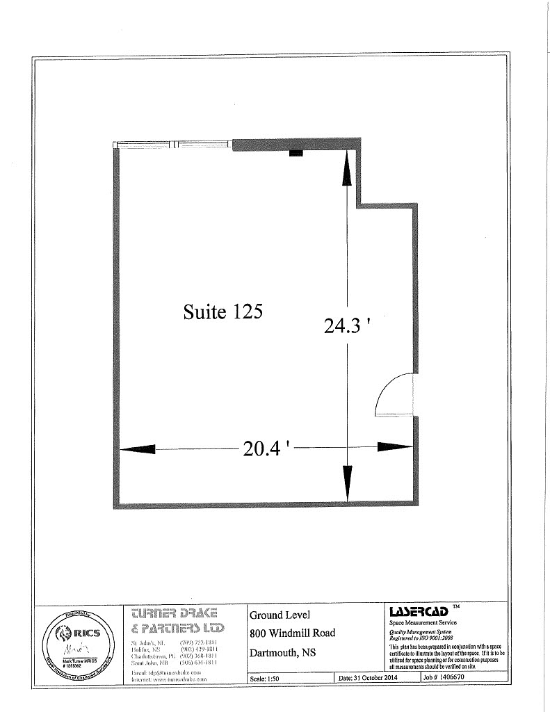 125 - 800 Windmill Rd, Dartmouth, NS floorplan