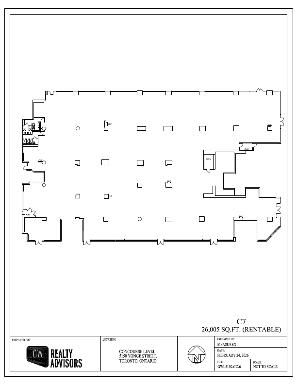 C007 - 5160 Yonge Street, Toronto, ON floorplan