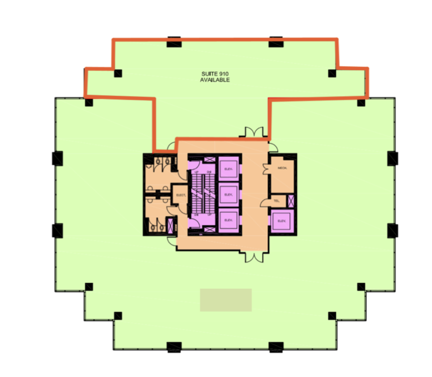 910 - 1801 Hollis St, Halifax, NS floorplan
