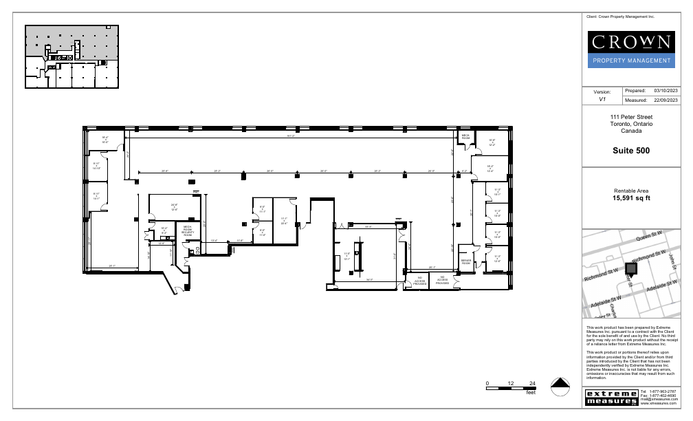 500 - 111 Peter Street, Toronto, ON floorplan