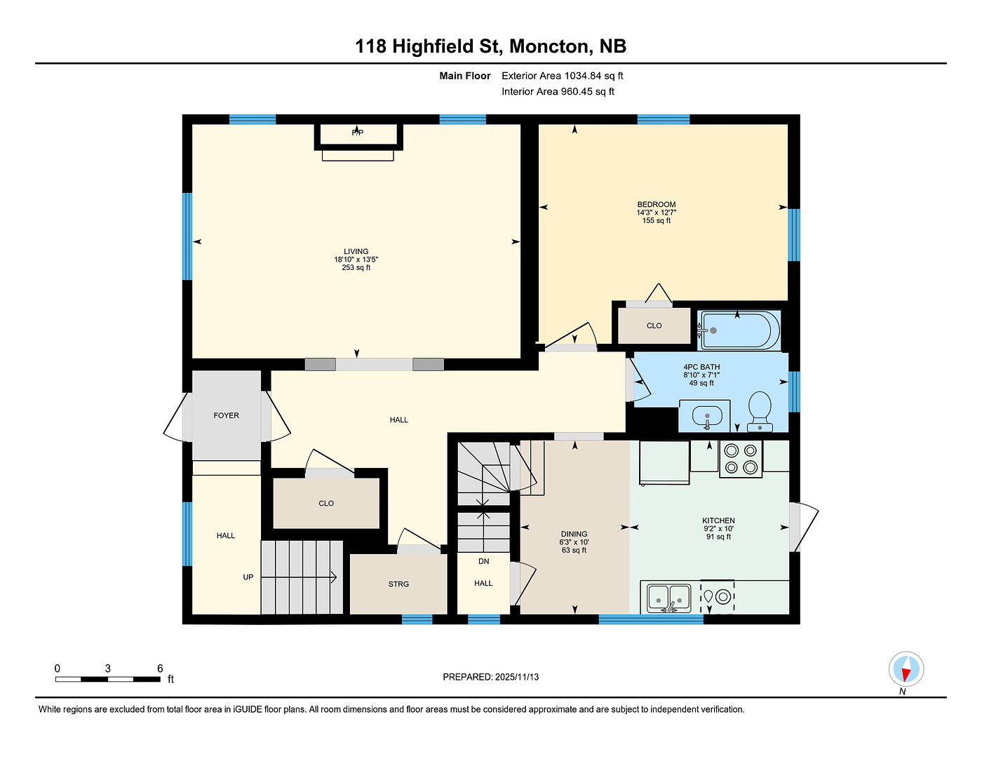 Ground Floor - 118 Highfield Street, Moncton, NB floorplan