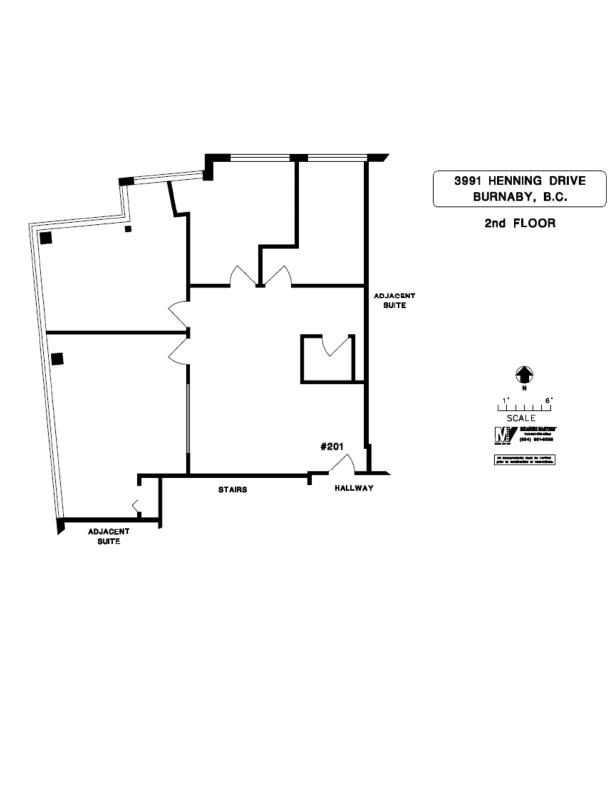 201 - 3991 Henning Drive, Burnaby, BC floorplan