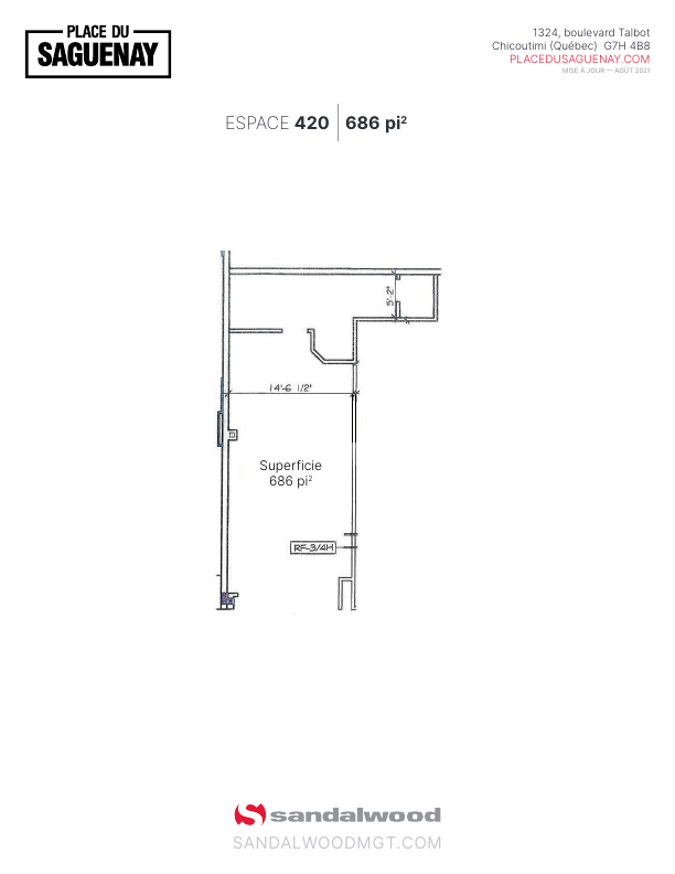 0420 - 1324 Boulevard Talbot, Saguenay, QC floorplan