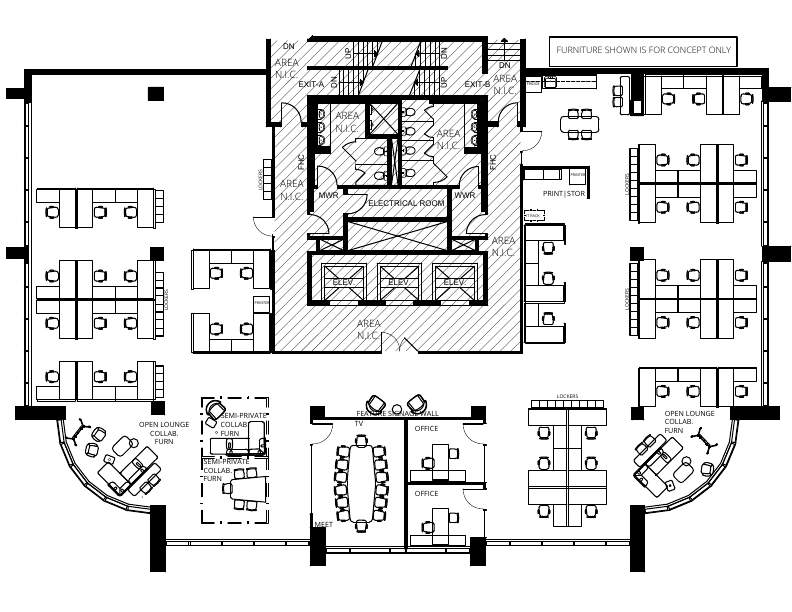 200 - 700-1420 Blair Towers Place, Ottawa, ON floorplan