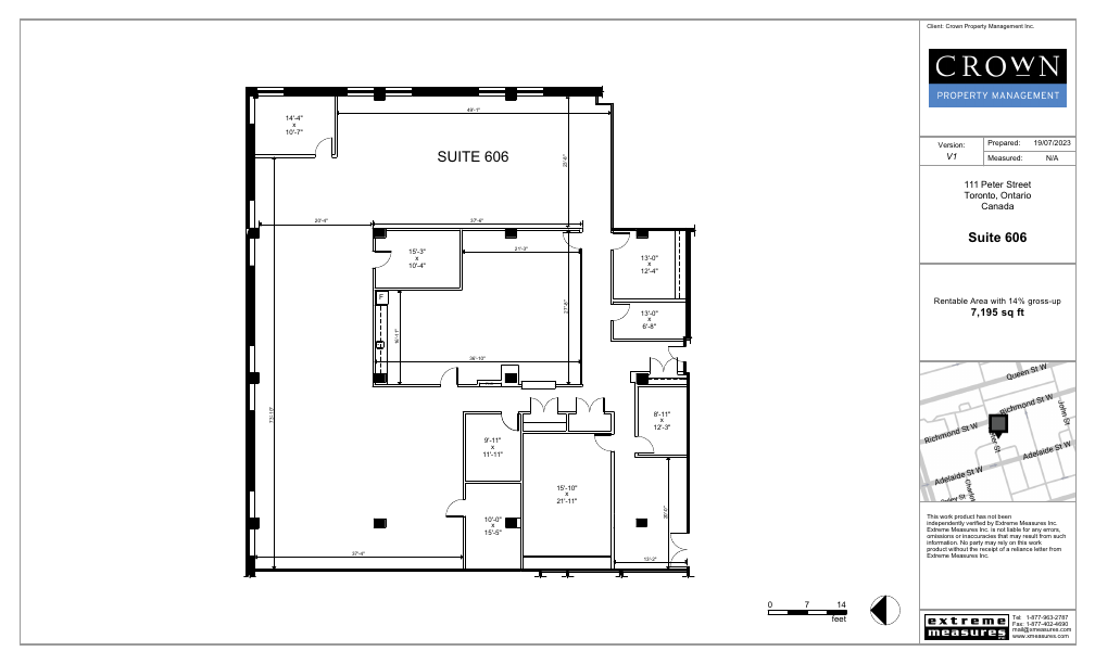 606 - 111 Peter Street, Toronto, ON floorplan