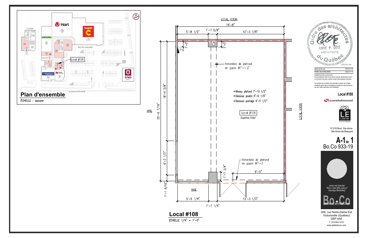 108 - 10516 Boulevard Sainte-Anne, Sainte-Anne-de-Beaupré, QC floorplan