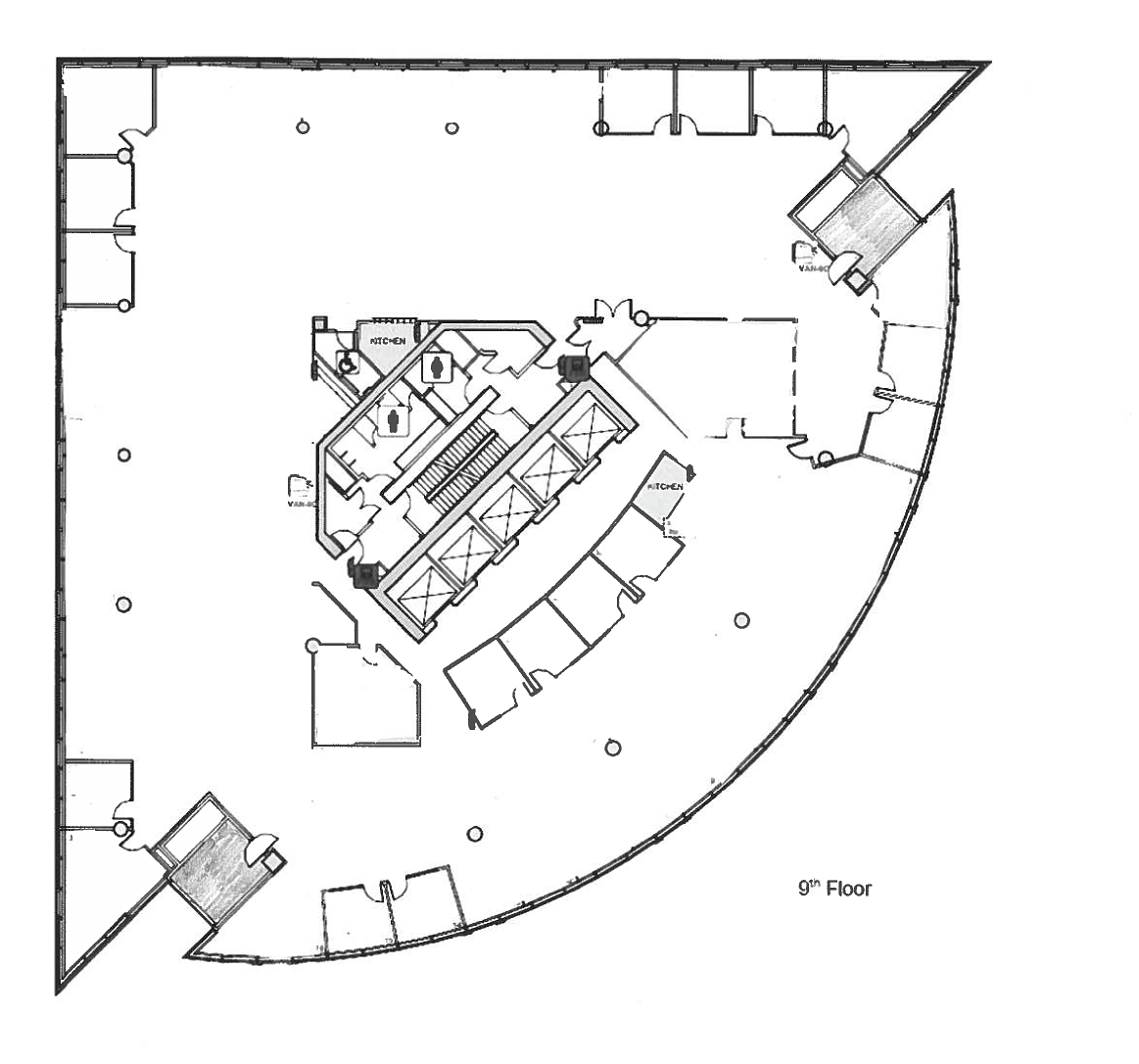 9th Floor - 111 Dunsmuir St, Vancouver, BC floorplan
