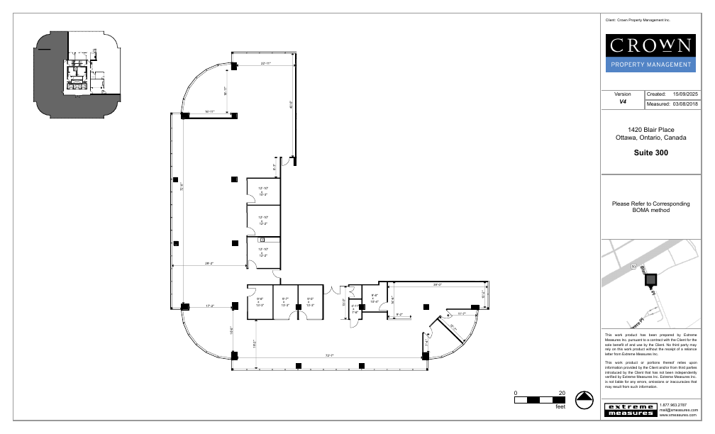 300 - 700-1420 Blair Towers Place, Ottawa, ON floorplan