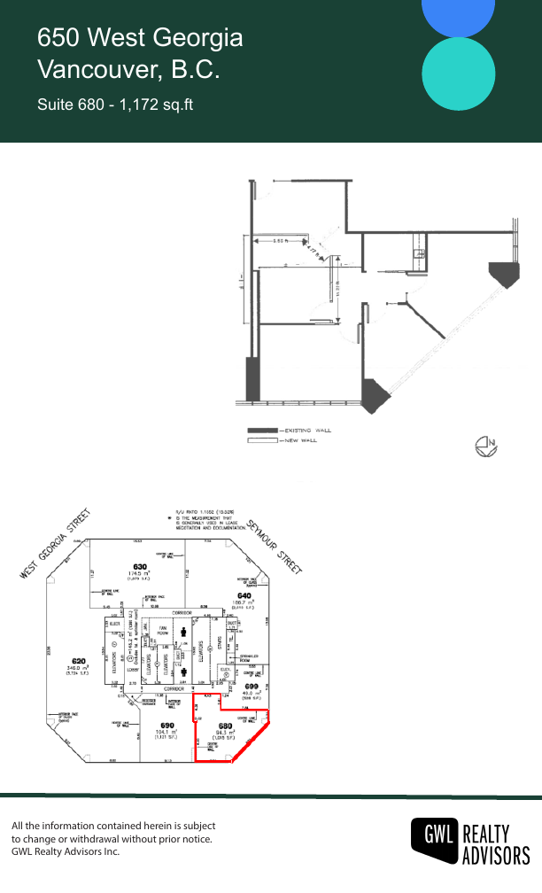 680 - 650 West Georgia Street, Vancouver, BC floorplan