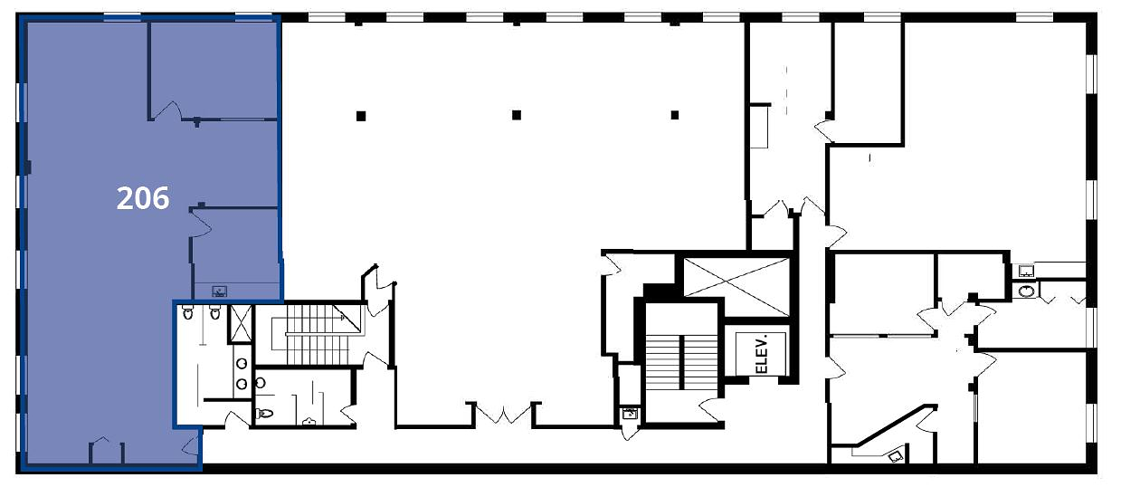 206 - 2590 Granville St, Vancouver, BC floorplan