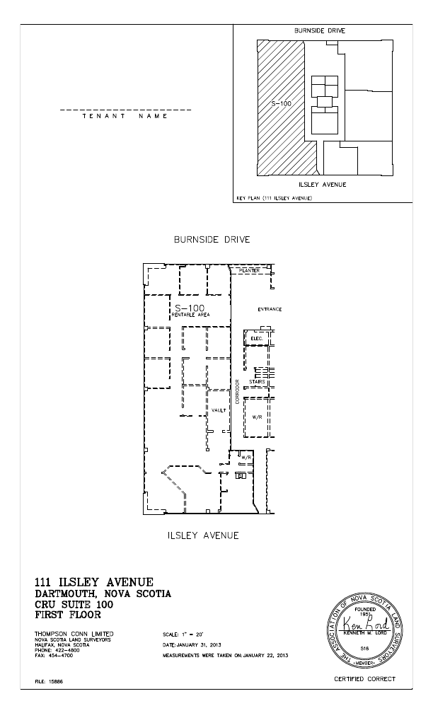 100 - 111 Ilsley Avenue, Dartmouth, NS floorplan
