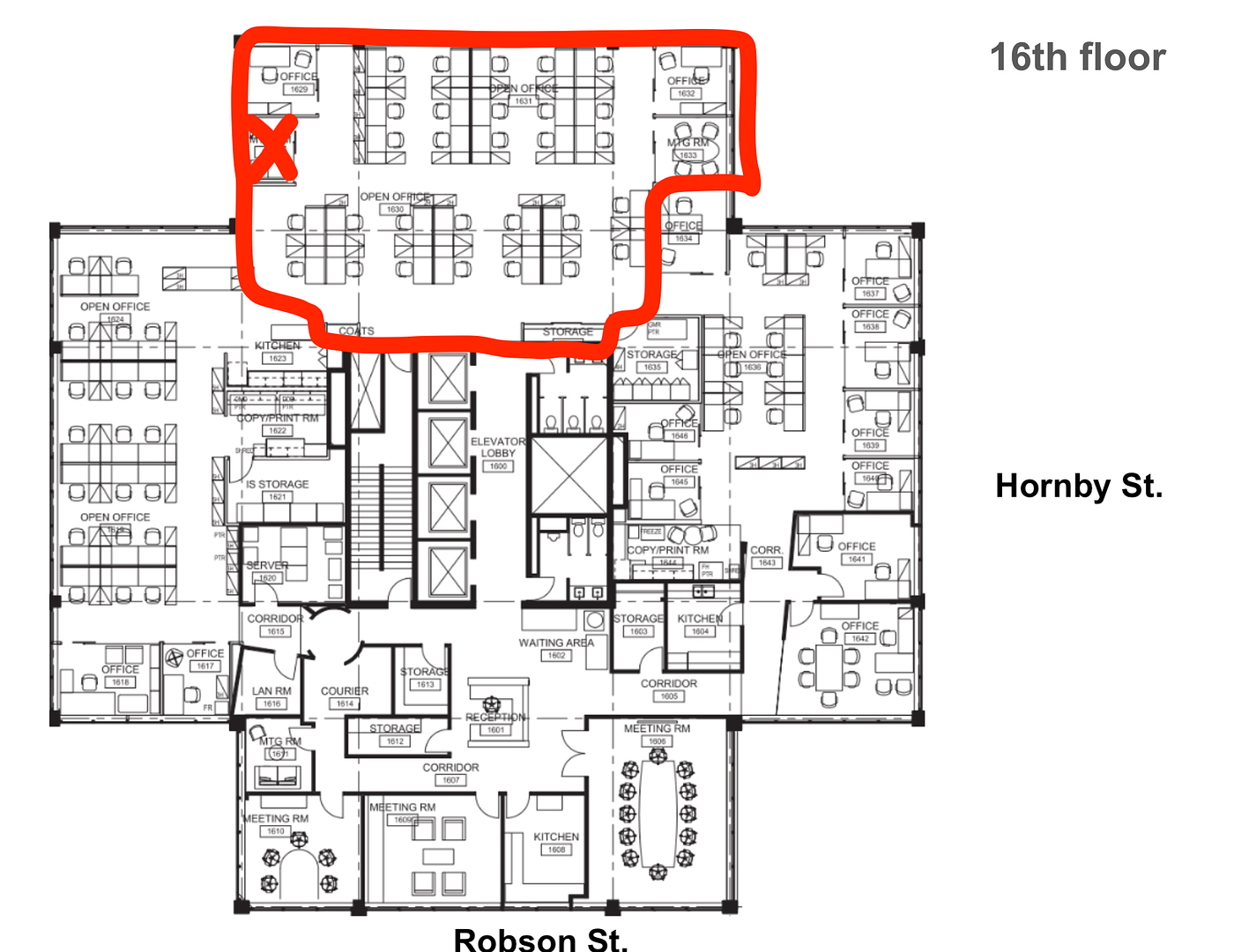 1600-777 Hornby Street, Vancouver, BC floorplan