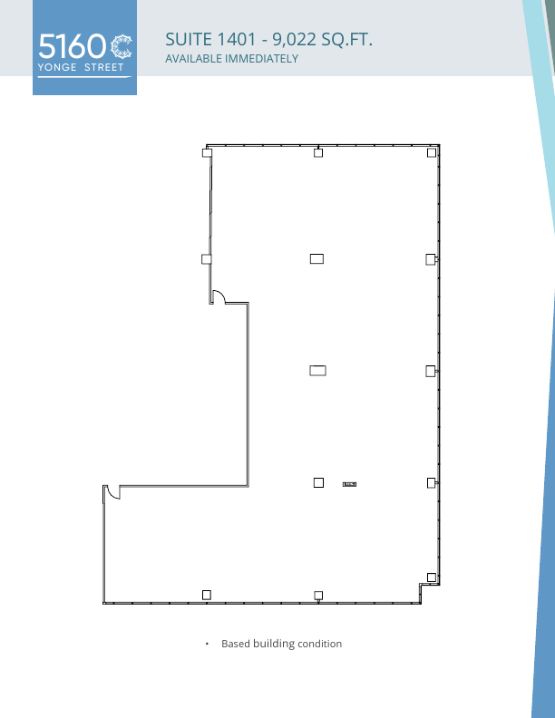 1401 - 5160 Yonge Street, Toronto, ON floorplan