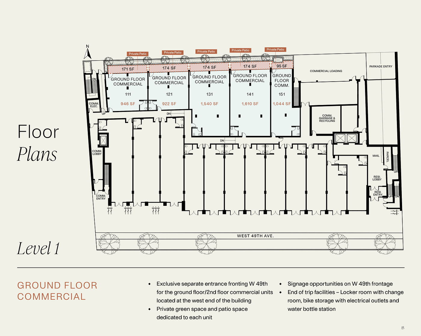 121 - 131 West 49th Avenue, Vancouver, BC floorplan