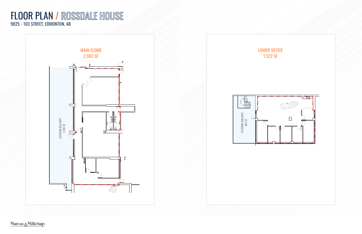 9825 103 Street Northwest, Edmonton, AB floorplan