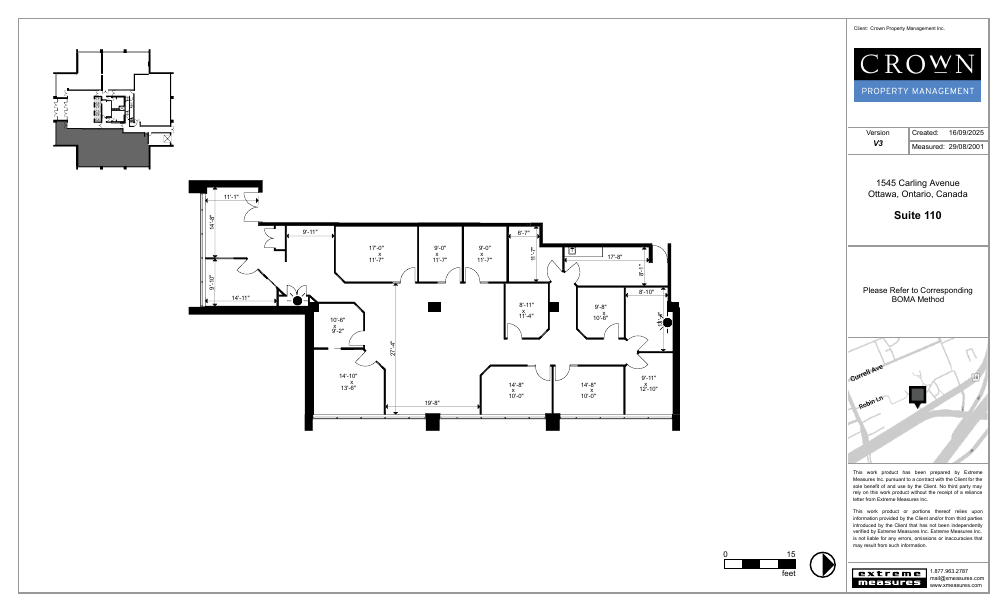 110 - 1545 Carling Avenue, Ottawa, ON floorplan