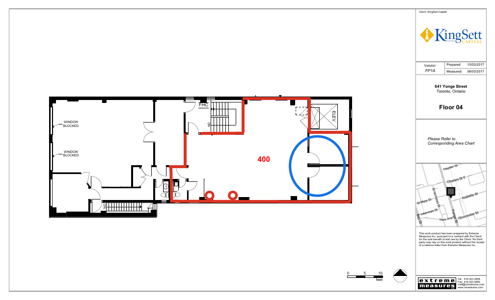 400 - 641 Yonge Street, Toronto, ON floorplan