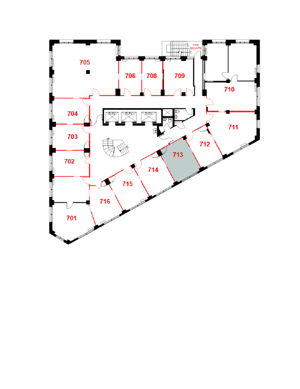 713 - 207 West Hastings Street, Vancouver, BC floorplan