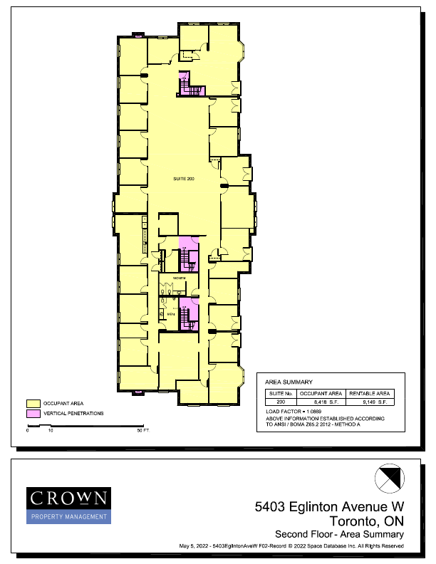 200 - 5403 Eglinton Avenue West, Toronto, ON floorplan