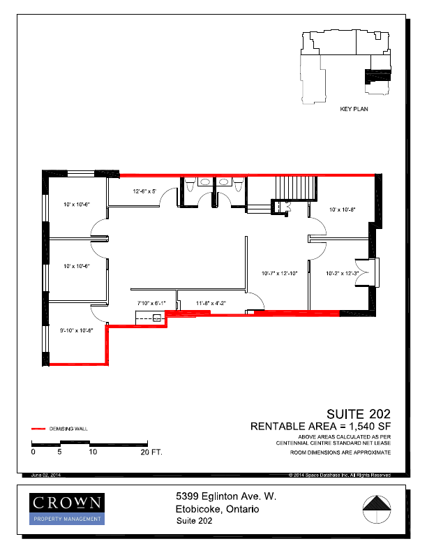 202 - 5399 Eglinton Avenue West, Toronto, ON floorplan