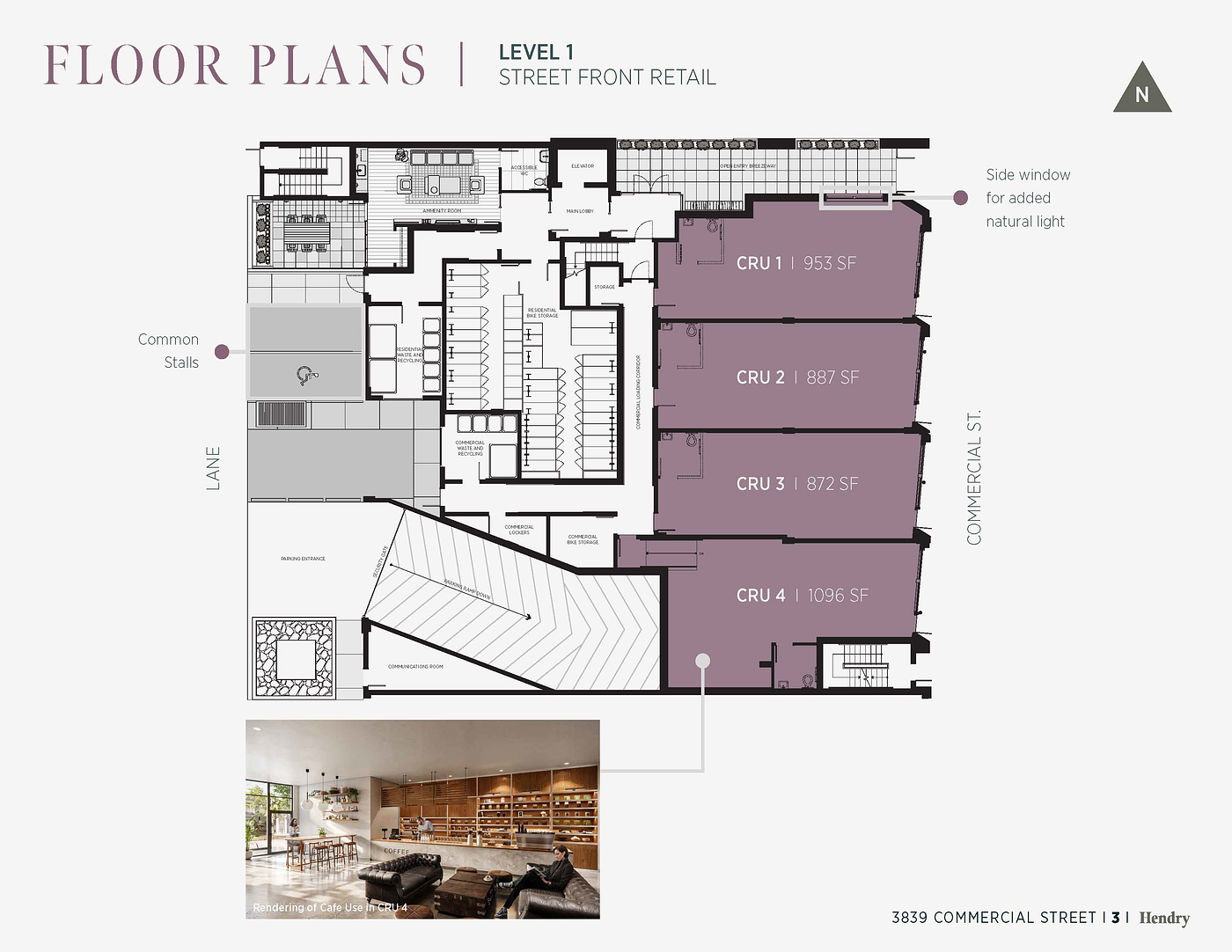CRU 3 - 3839 Commercial Street, Vancouver, BC floorplan