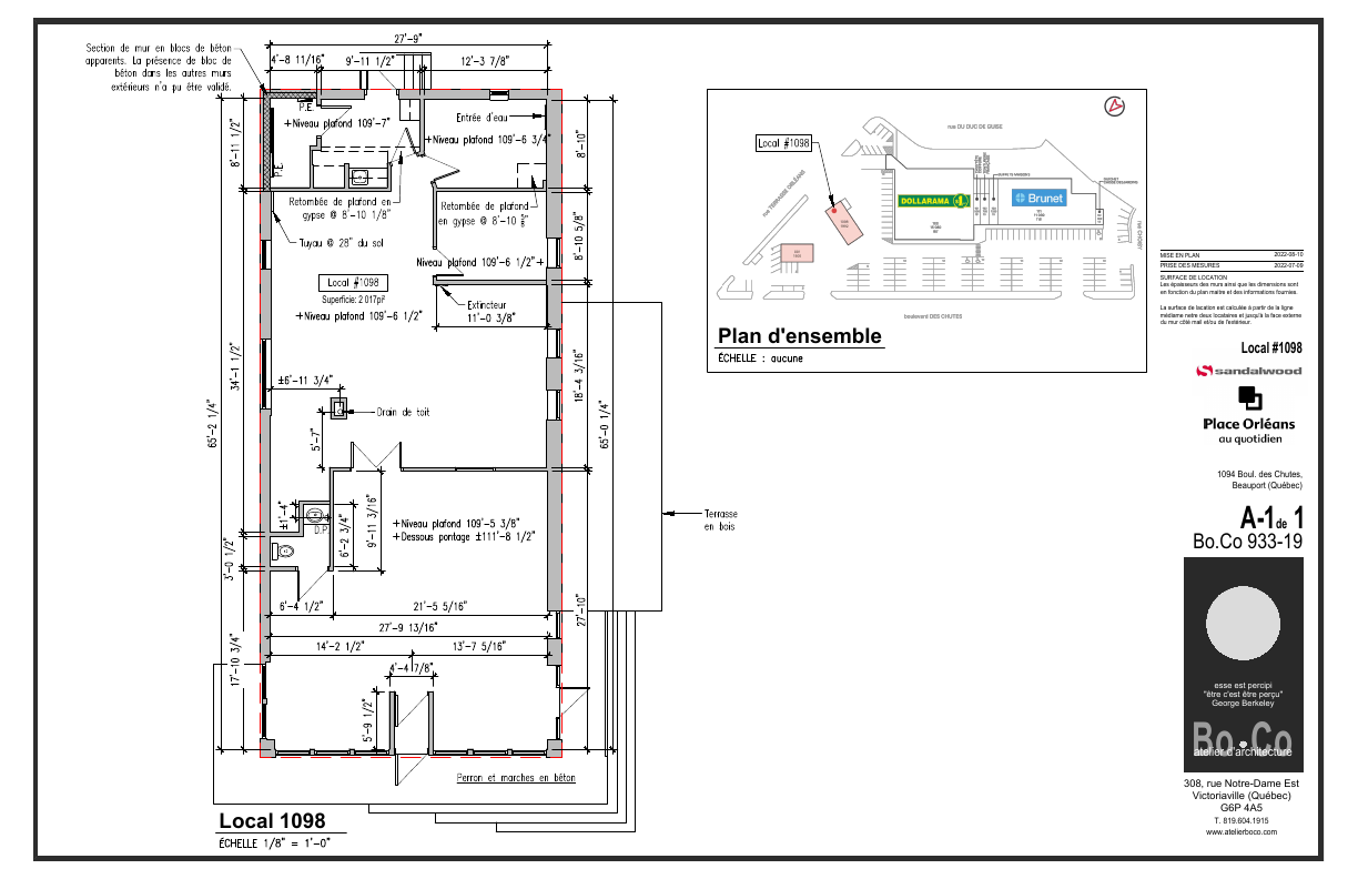1098 - 1094 Boulevard des Chutes, Québec, QC floorplan