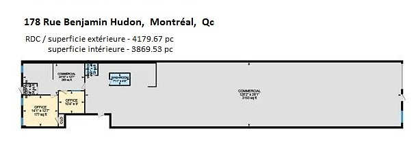 160-178 - 178 Rue Benjamin Hudon, Montréal, QC floorplan