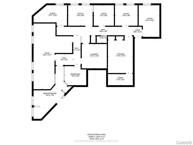 Local 205 - 860 Boulevard Saint-René Ouest, Gatineau, QC floorplan