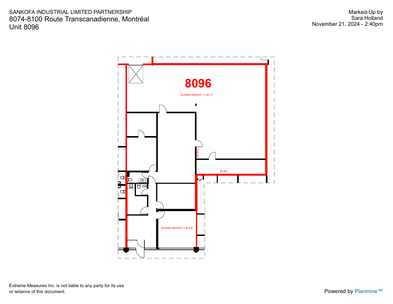 8096 - 8074 Route Transcanadienne, Montréal, QC floorplan