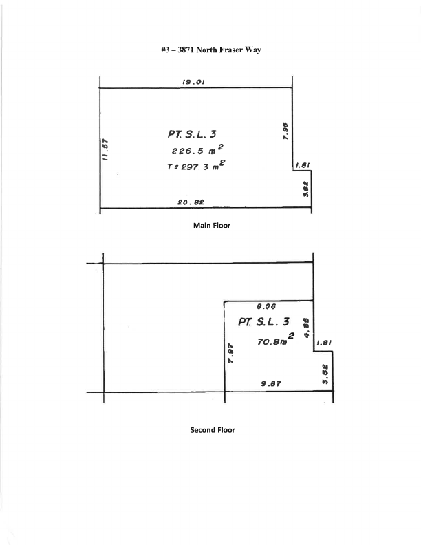 3 - 3871 North Fraser Way, Burnaby, BC floorplan