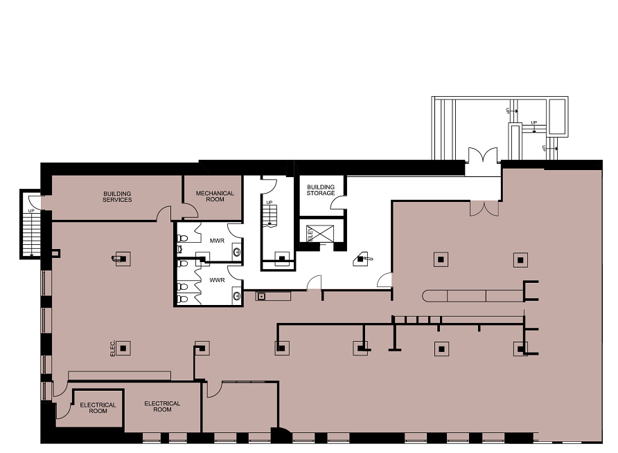 L100 - 239 10 Avenue Southeast, Calgary, AB floorplan
