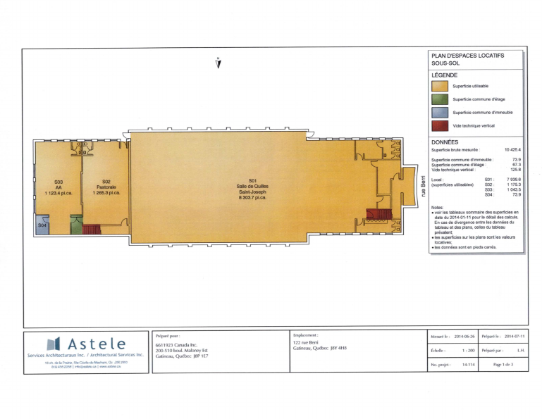 S01 - 122 Rue Berri, Gatineau, QC floorplan