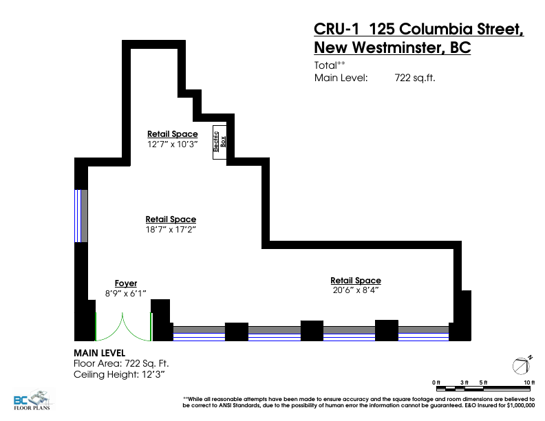 CRU-1 - 125 Columbia Street, New Westminster, BC floorplan