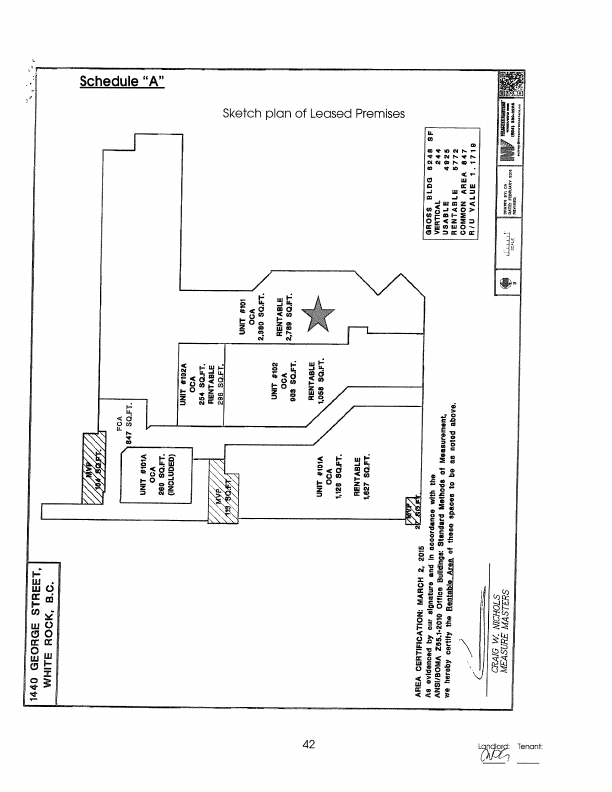 101A - 1440 George Street, White Rock, BC floorplan