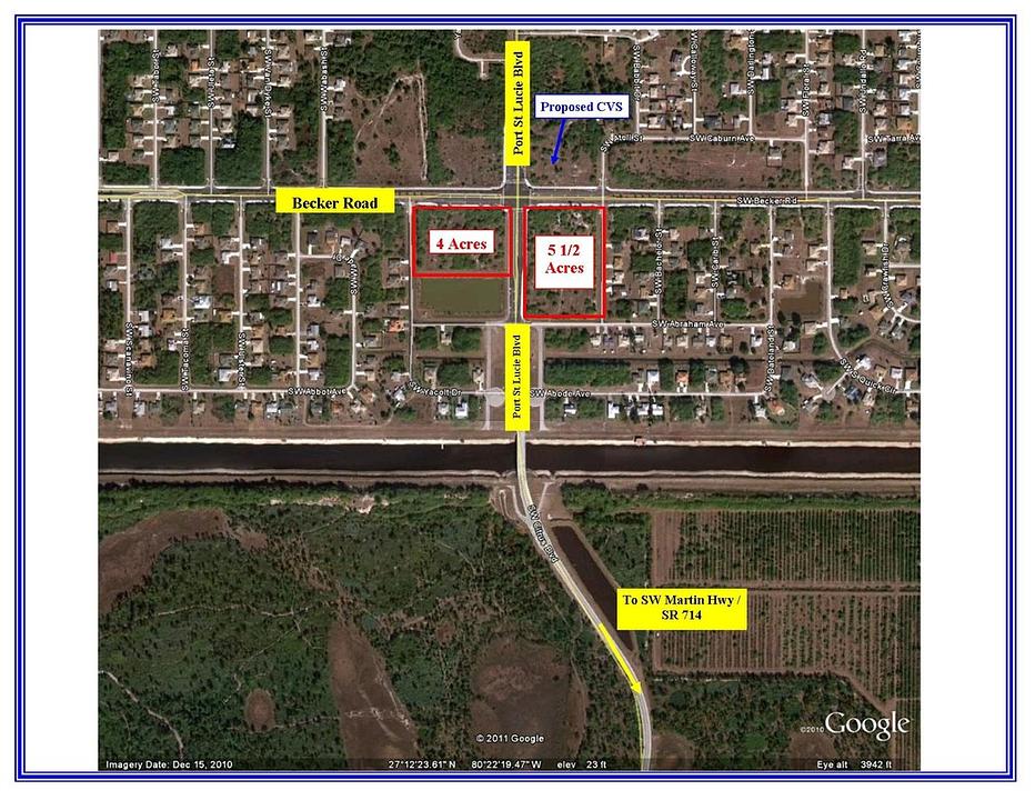 Southwest Becker Road, Port St. Lucie, FL