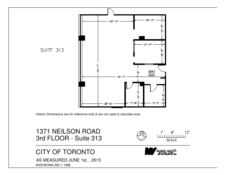 313 - 1371 Neilson Rd, Toronto, ON floorplan