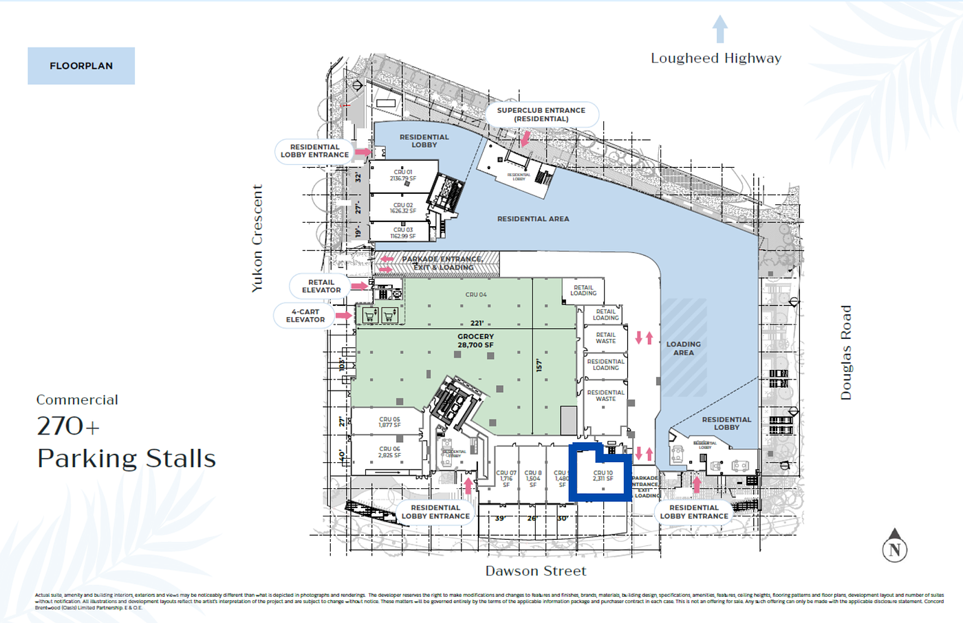 CRU 10 - 2228 Yukon Crescent, Burnaby, BC floorplan