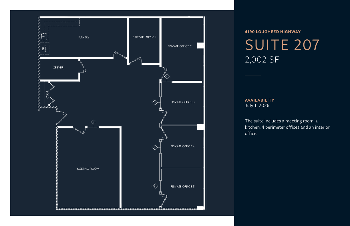 207 - 4190 Lougheed Highway, Burnaby, BC floorplan