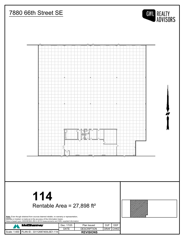 114 - 7880 66 Street Southeast, Calgary, AB floorplan