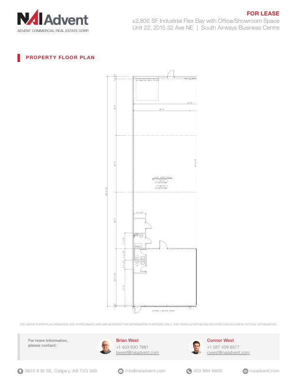 22 - 2015 32 Avenue Northeast, Calgary, AB floorplan