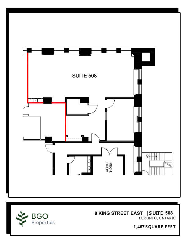 508 - 8 King Street East, Toronto, ON floorplan
