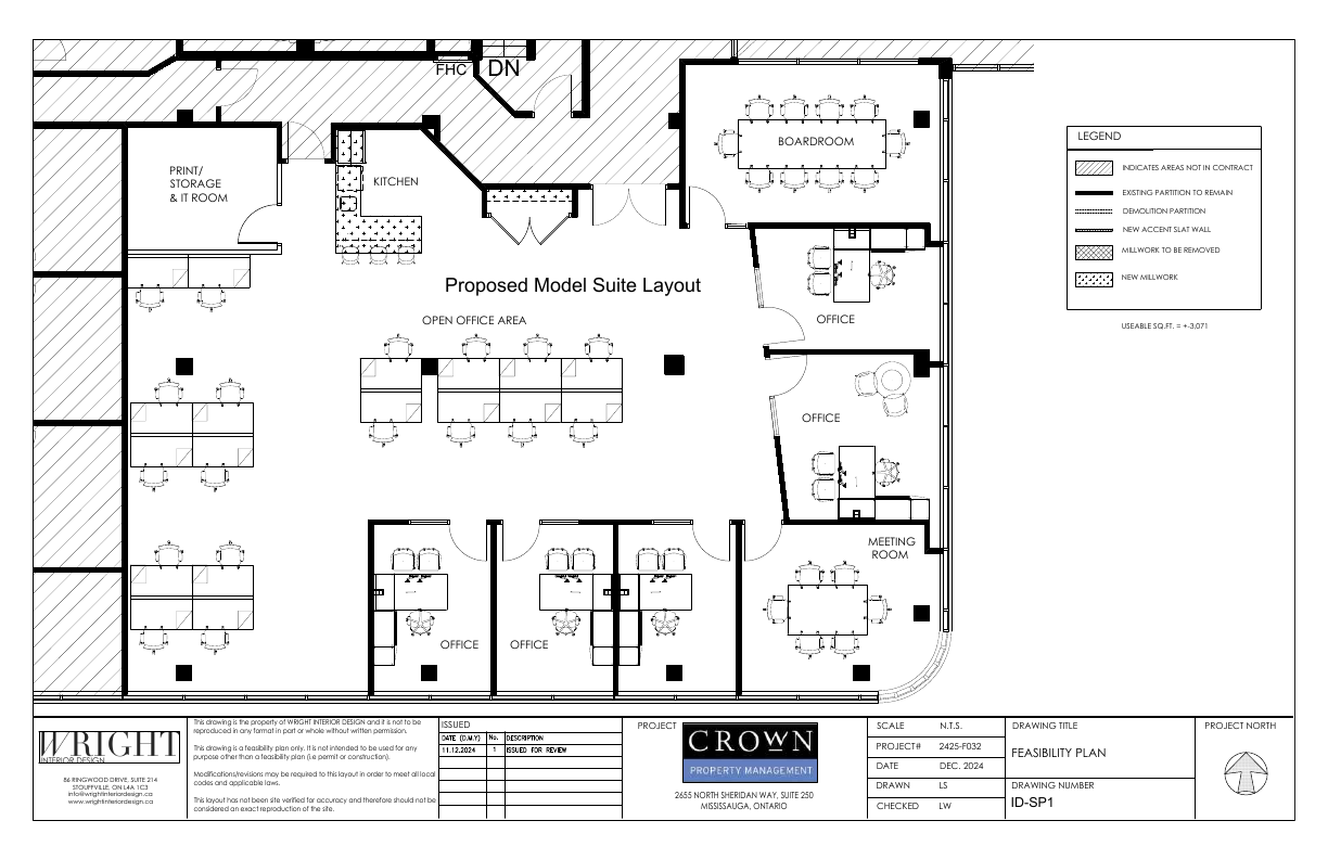 250 - 2655 North Sheridan Way, Mississauga, ON floorplan