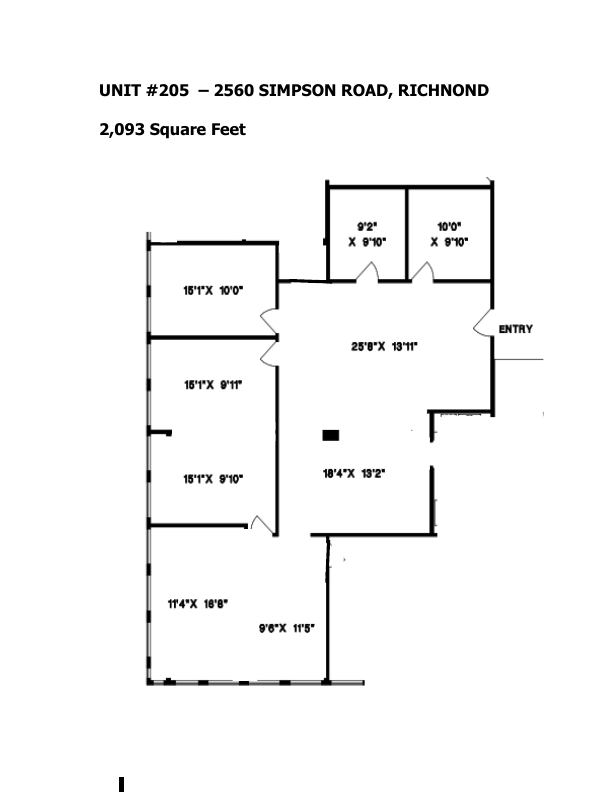 205 - 2560 Simpson Road, Richmond, BC floorplan