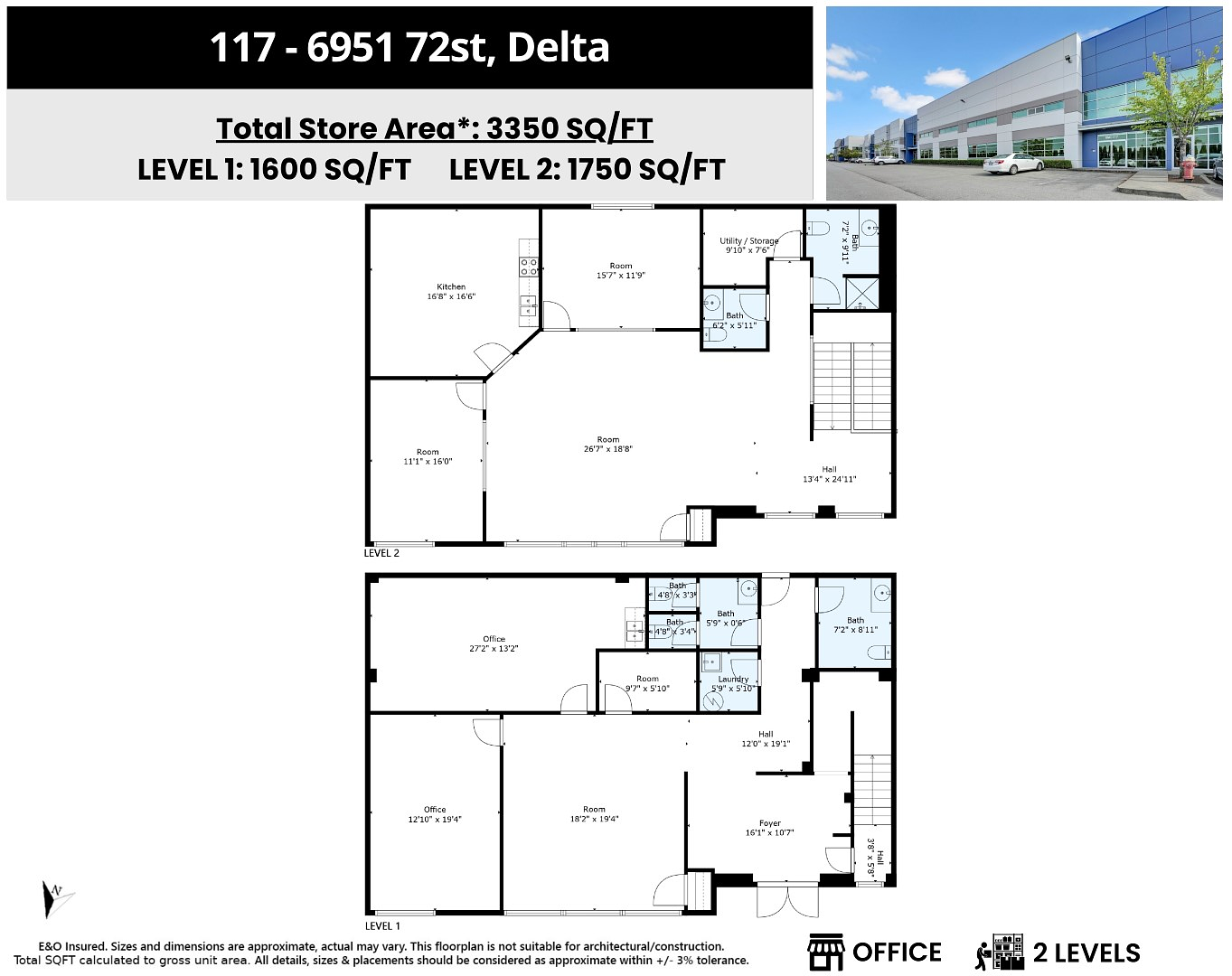 117 - 6951 72 Street, Delta, BC floorplan